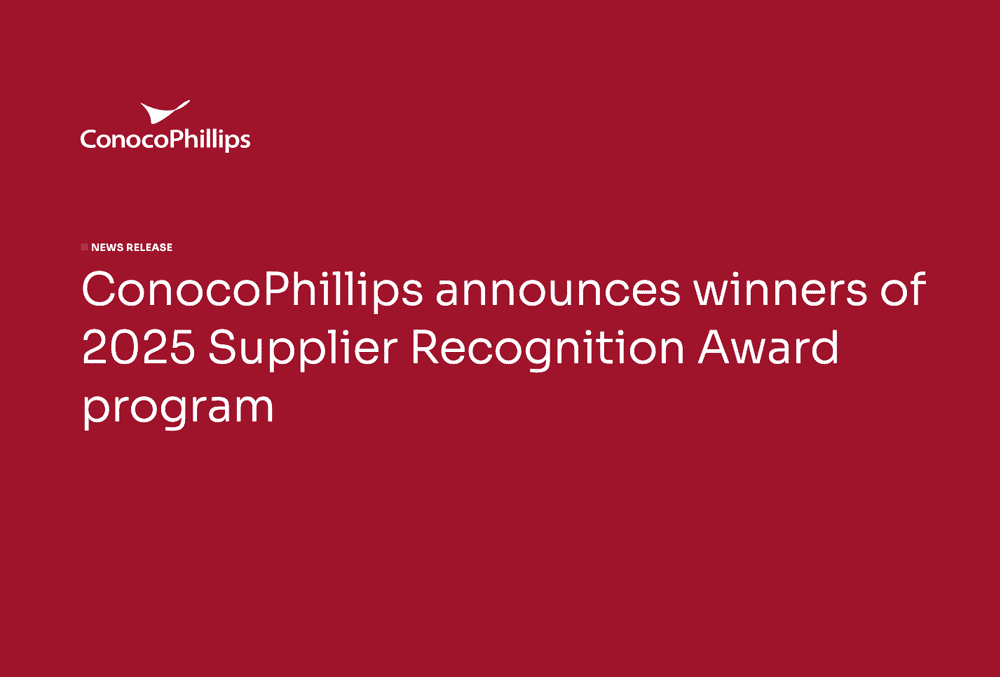 ARG Petro Recognized by ConocoPhillips with 2025 Supplier Recognition Award
